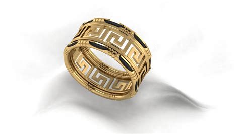 versace ring 3d models 